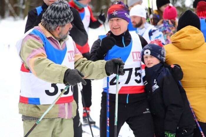В прошедшую субботу на старт Ашитковской лыжни вышло более 200 участников разного возраста Спорт 